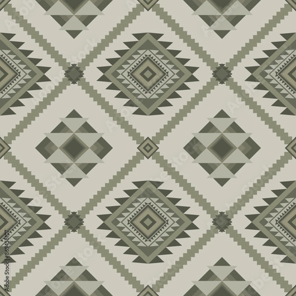 Obraz Decorative vector seamless traditional Design.