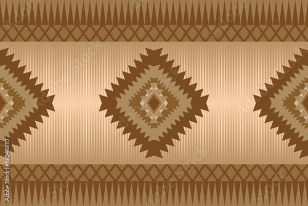 Obraz Decorative vector seamless traditional Design.