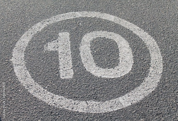 Obraz TEN MILES PER HOUR