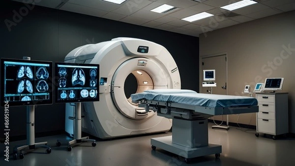 Fototapeta Advanced Medical Imaging Technologies, advanced medical imaging technologies with an image showcasing state-of-the-art equipment such as MRI.
