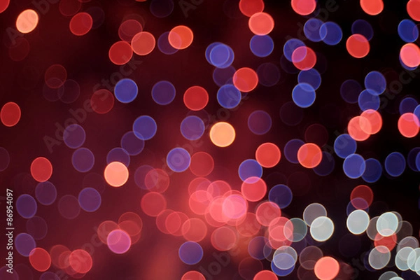 Obraz Defocused fireworks