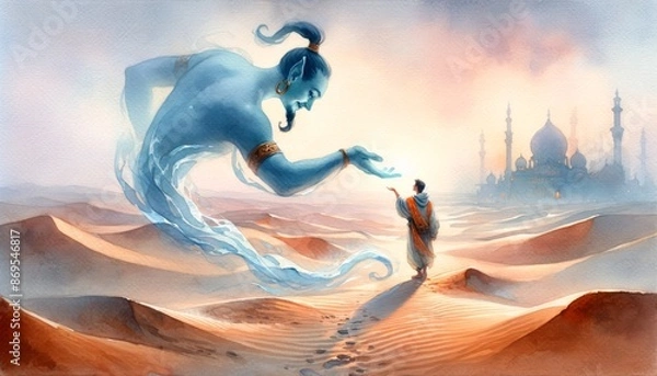 Obraz Genie in the desert