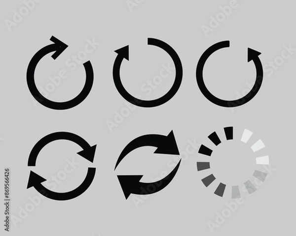 Obraz Refresh Vector Flat Icon,Symbol,Sign Design