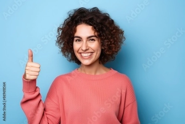 Fototapeta satisfaction and okay sign concept