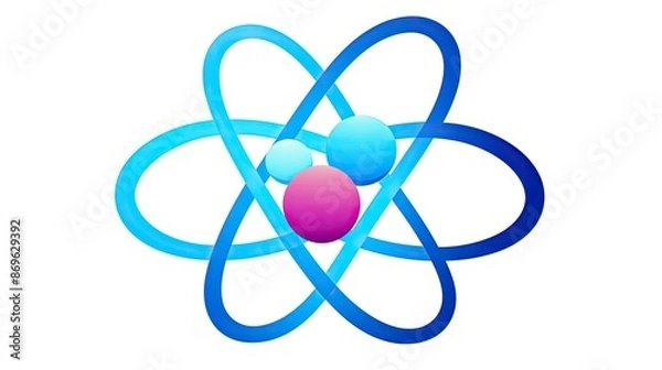 Obraz atom symbol icon