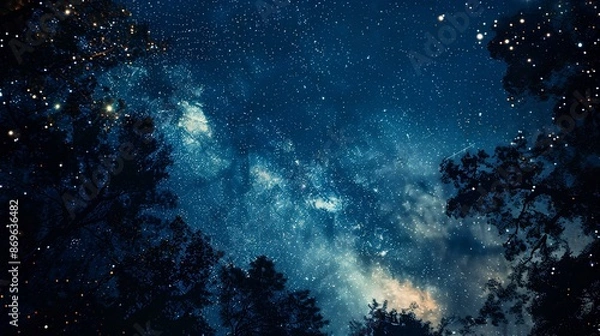 Obraz Twinkling Night Sky Patterns