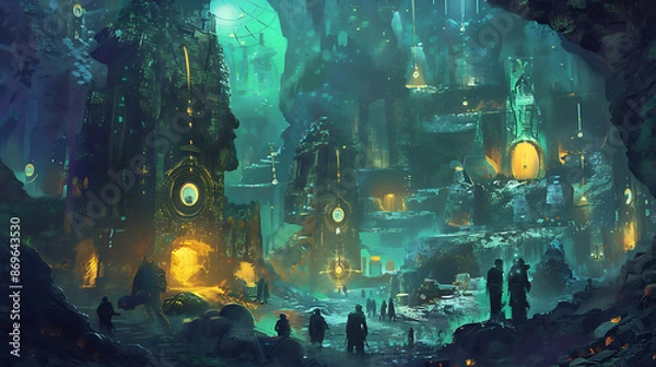 Obraz Underground Adventure: Hidden Treasures