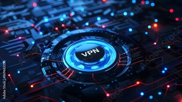 Obraz VPN Virtual Private Network Internet Security