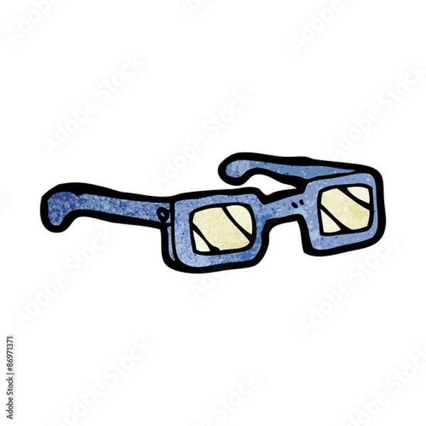 Obraz cartoon spectacles