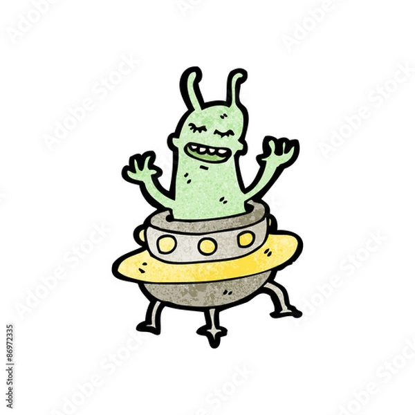 Fototapeta cartoon alien