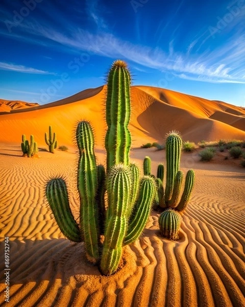 Obraz cacti in the desert