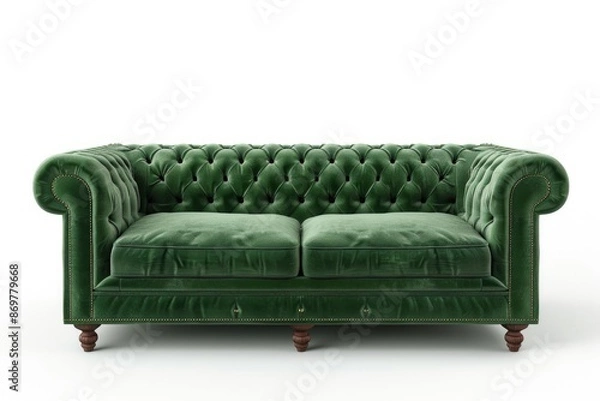Obraz Sofa isolated on white background. Including clipping path.