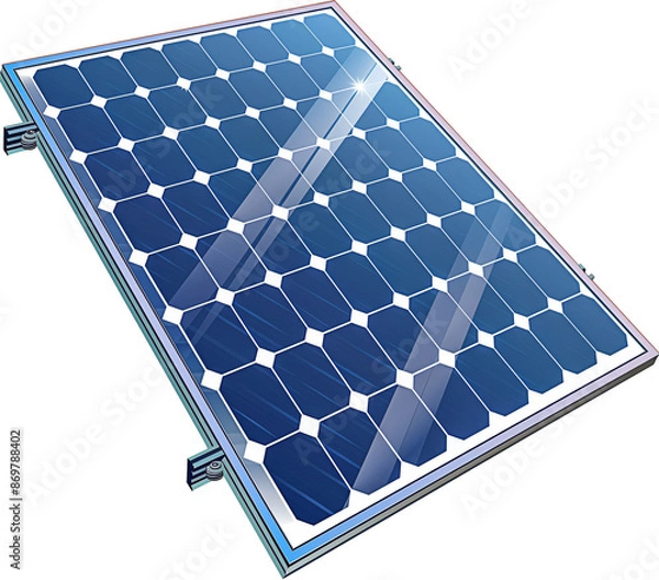 Fototapeta Solar Panels: Efficient Renewable Energy