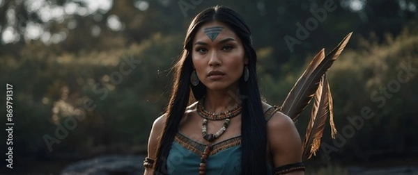 Fototapeta A native american