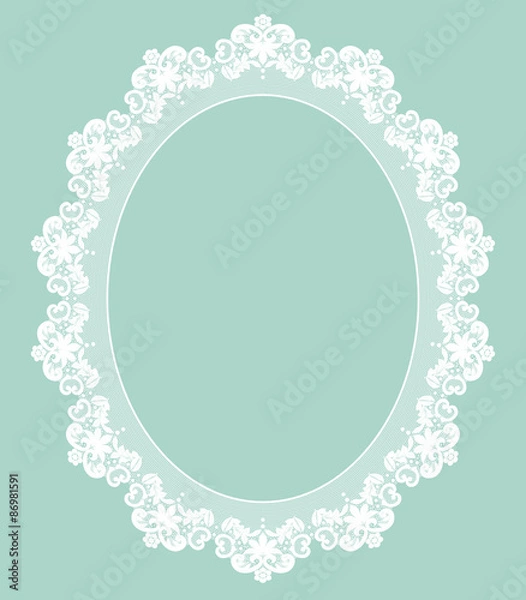 Fototapeta Retro stylish frame