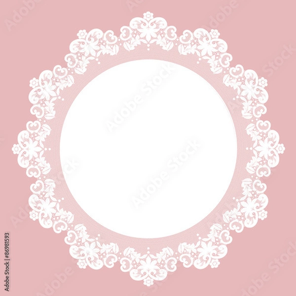 Fototapeta Lace doily