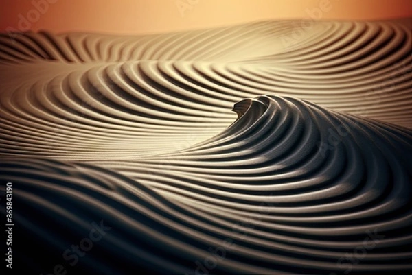 Fototapeta Harmonious Wave Patterns