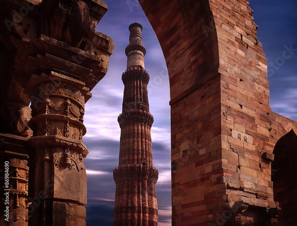 Obraz Qutub Minar at New Delhi India