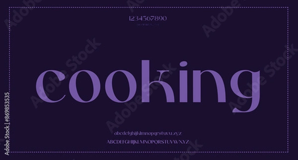 Obraz Vector luxury wedding alphabet letters font typography elegant classic serif fonts decorative vintag
