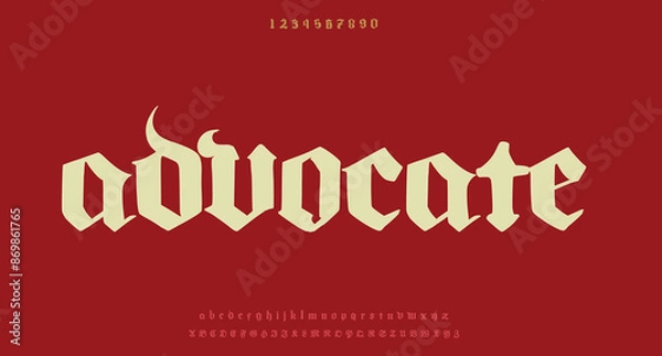 Obraz Vector luxury wedding alphabet letters font typography elegant classic serif fonts decorative vintag