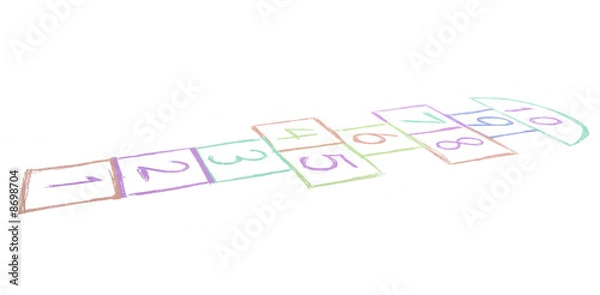 Obraz Hopscotch grid