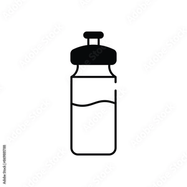 Fototapeta Water Bottle vector icon