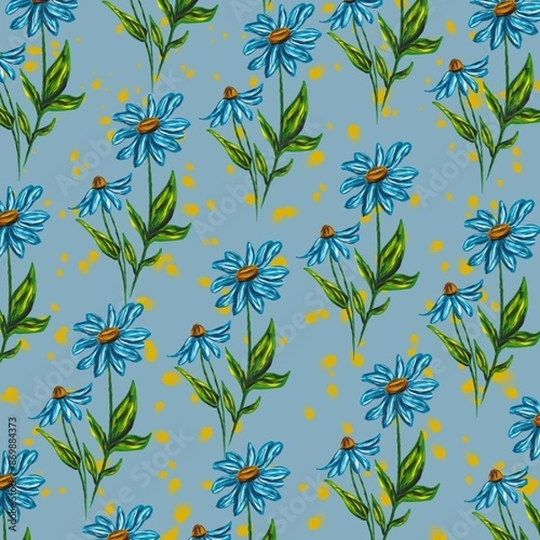 Fototapeta Flowers pattern 