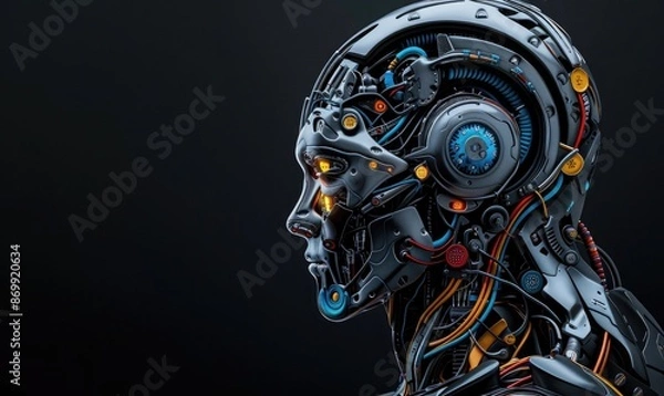 Fototapeta portrait of a robot 