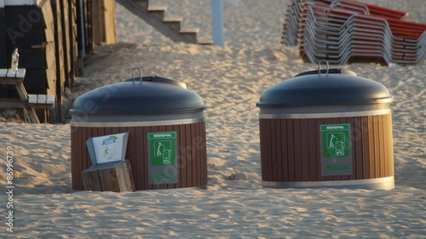 Obraz Recycling am Strand