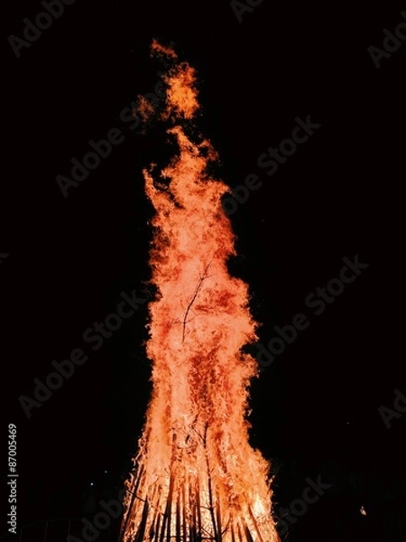 Fototapeta fire flames