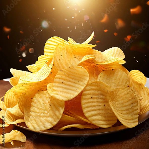 Obraz potato chips