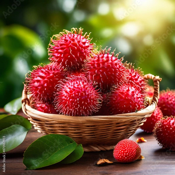 Obraz strawberries in a basket