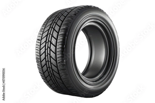 Obraz Car tire isolated on transparent background