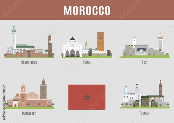 Obraz Cities of Morocco