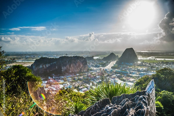 Obraz View from the Marble mountains, Da Nang, Vietnam