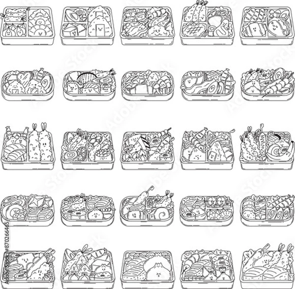 Obraz Bento Illustrations Element