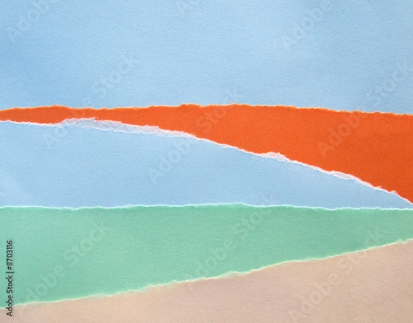 Obraz Textured color papers