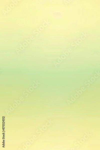Fototapeta Subtle Green to Pale Yellow Gradient Design