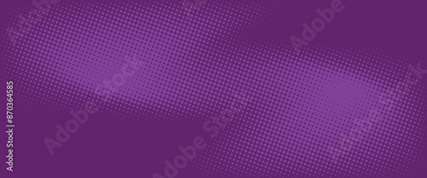 Fototapeta Abstract dots halftone pattern purple color gradient texture background vector illustration