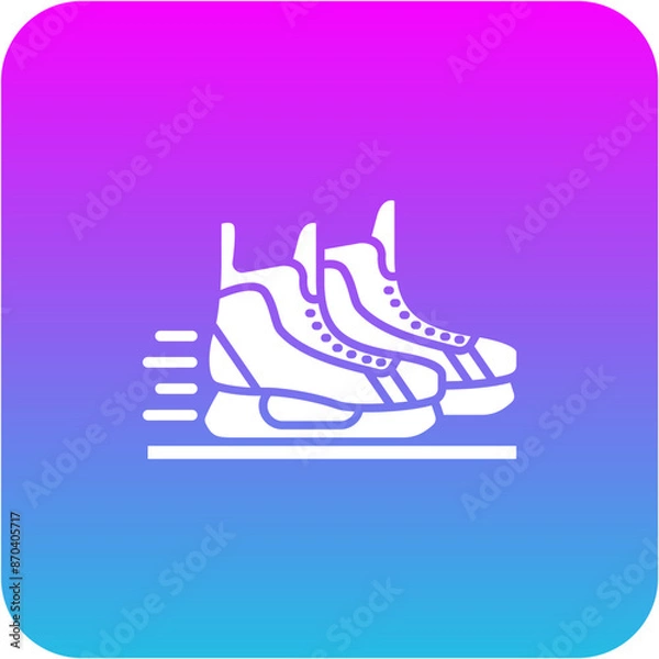Obraz Ice Skating Icon