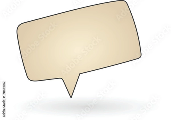 Fototapeta speech bubble icon