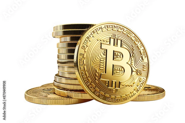 Obraz a stack of gold coins