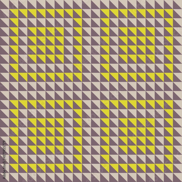 Obraz Geometric Seamless Vector Repeat Tile Pattern. Perfect for textiles, apparel, backgrounds, UX etc