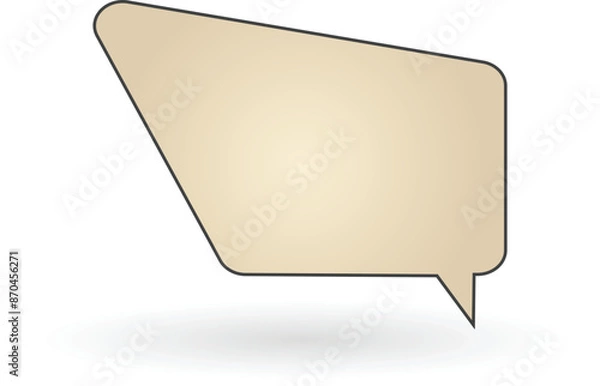 Fototapeta Speech bubble can be used as comic