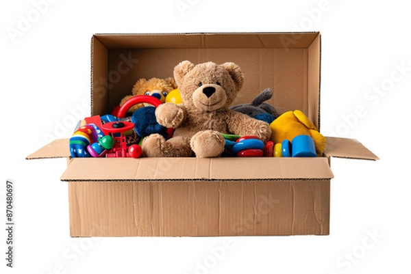 Obraz a box full of toys