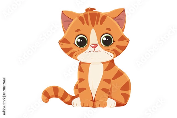 Obraz a cartoon of a cat