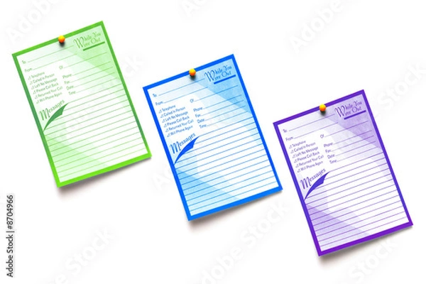 Fototapeta Colorful Memo