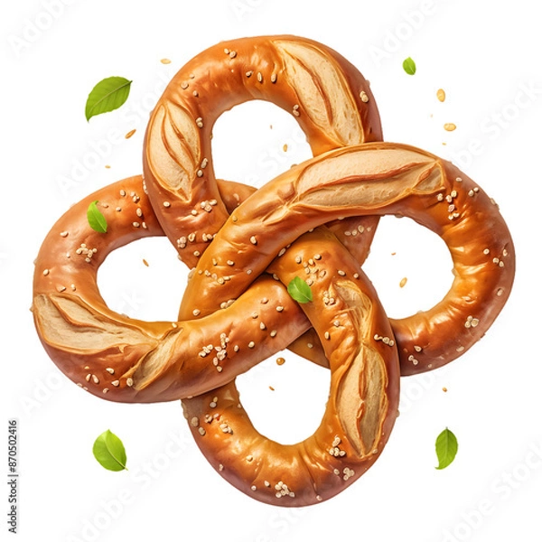 Obraz floating Pretzel, PNG image