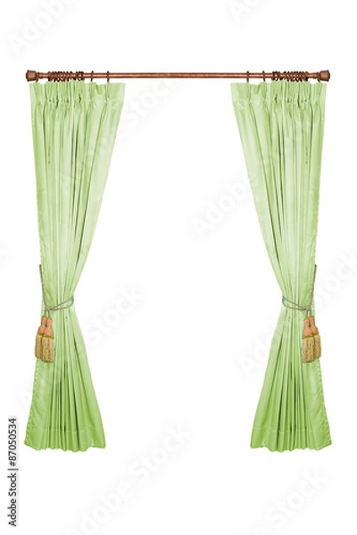 Fototapeta Luxury curtain.