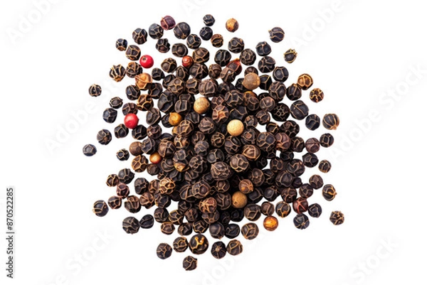 Obraz Peppercorn isolated on transparent background